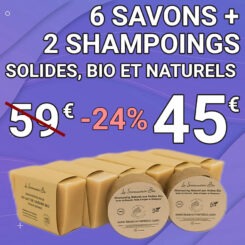 6 Savons + 2 Shampoings (-24% de Réduction)